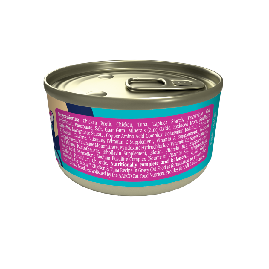 Nature's Harmony™ Chicken & Tuna Wet Food for Cats