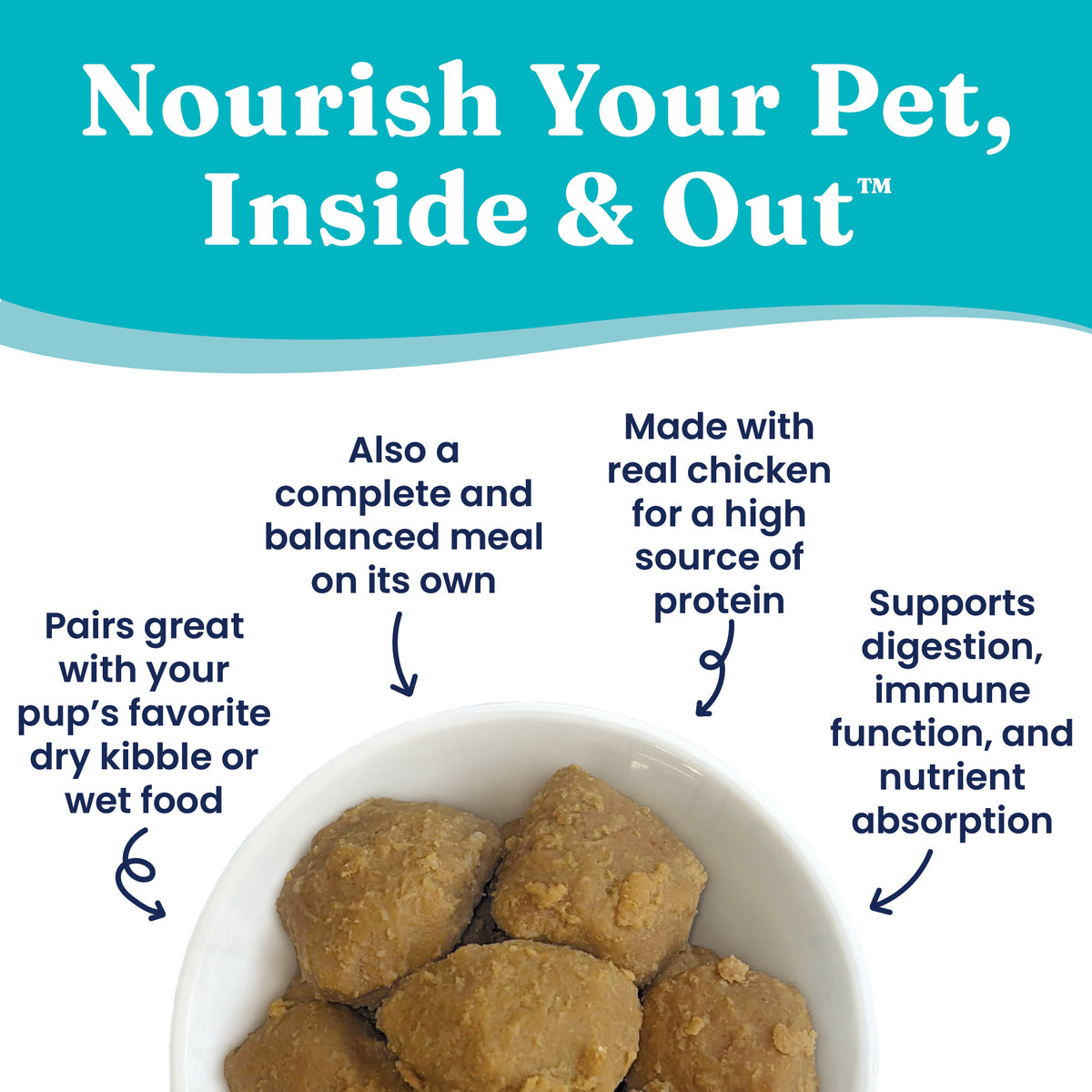 Nutrientboost™ Beef Meatball Topper for Dogs