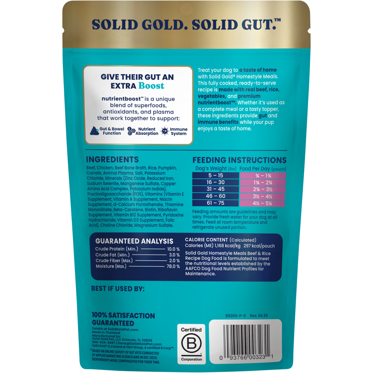 Nutrientboost™ Homestyle Meal Gut Health Wet Food for Dogs