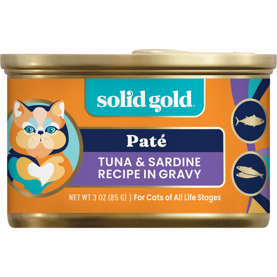 Paté with Tuna & Sardine Wet Food for Cats | Grain Free Wet Cat Food