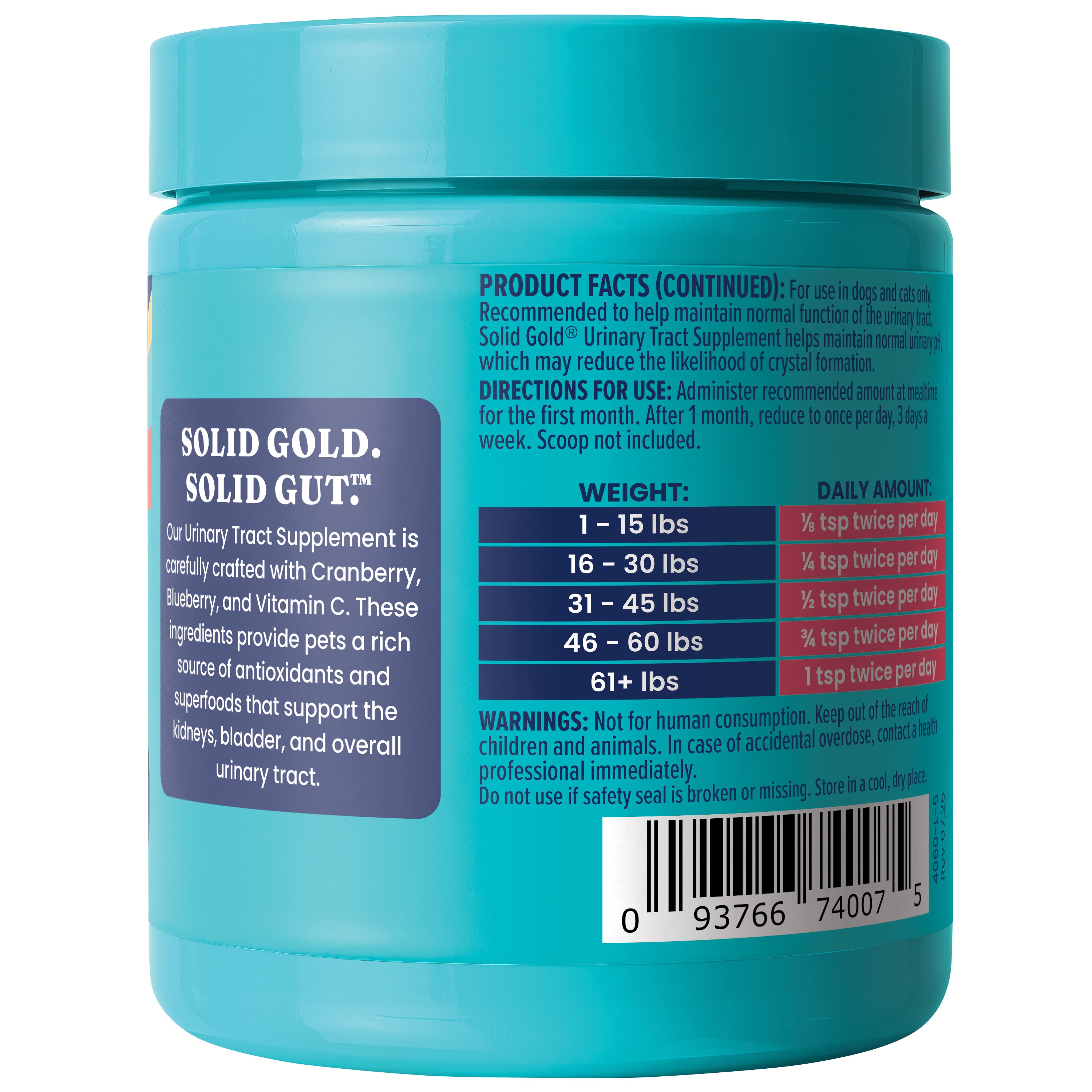 Berry Balance™ Urinary Tract Health Powder for Dogs & Cats