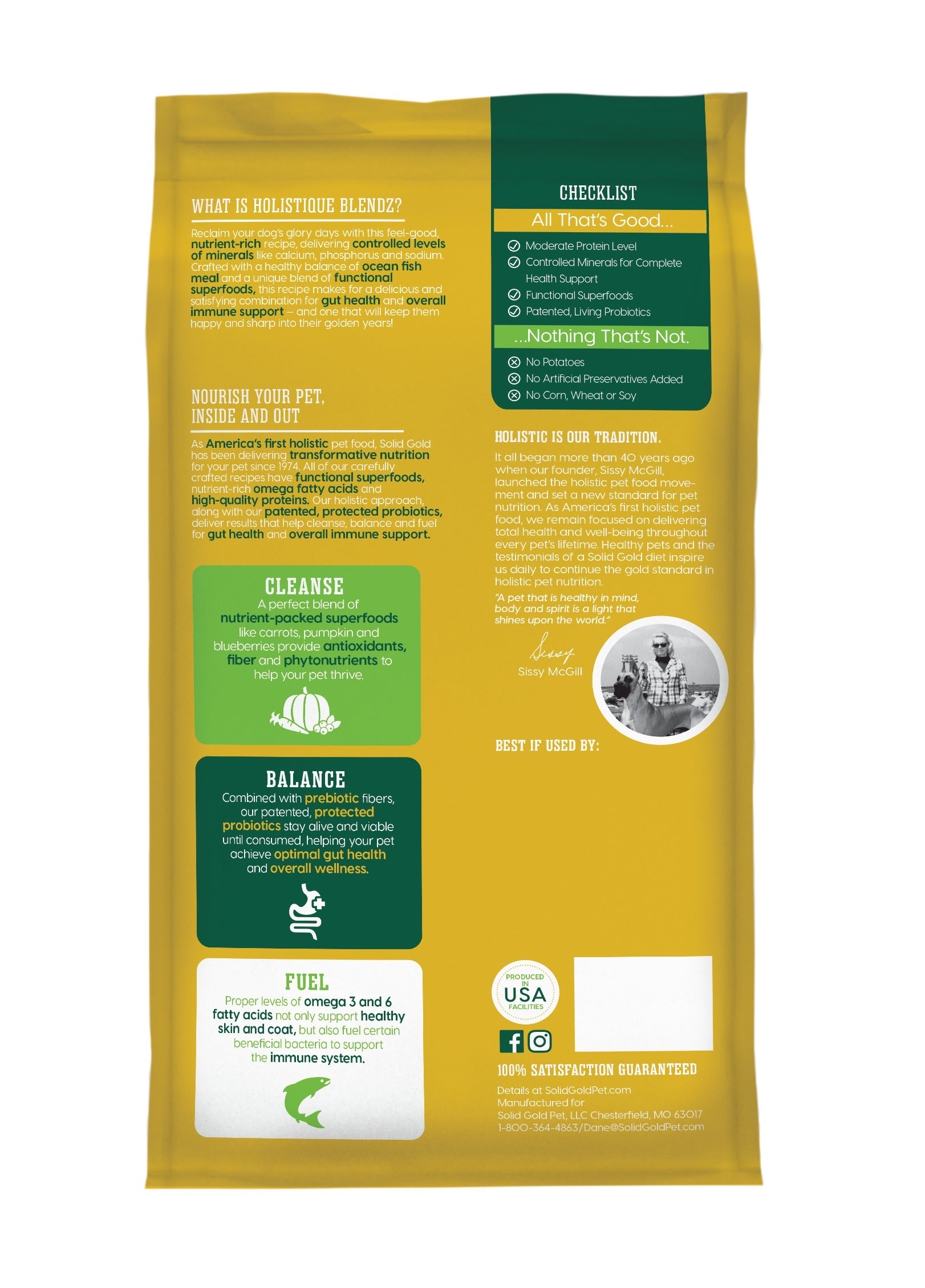 Holistique Blendz™ Complete Health Dry Food for Adult & Mature Dogs