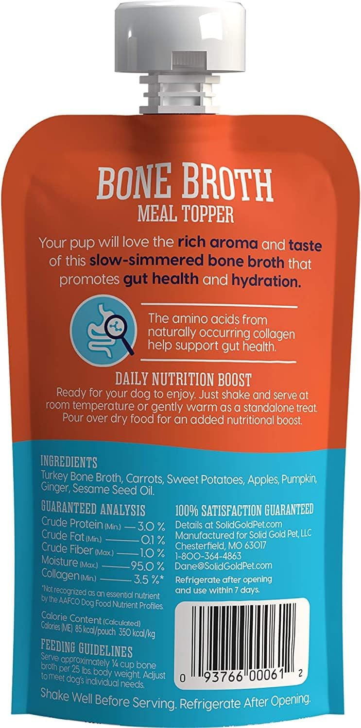 Bone Broth Turkey Topper for Dogs