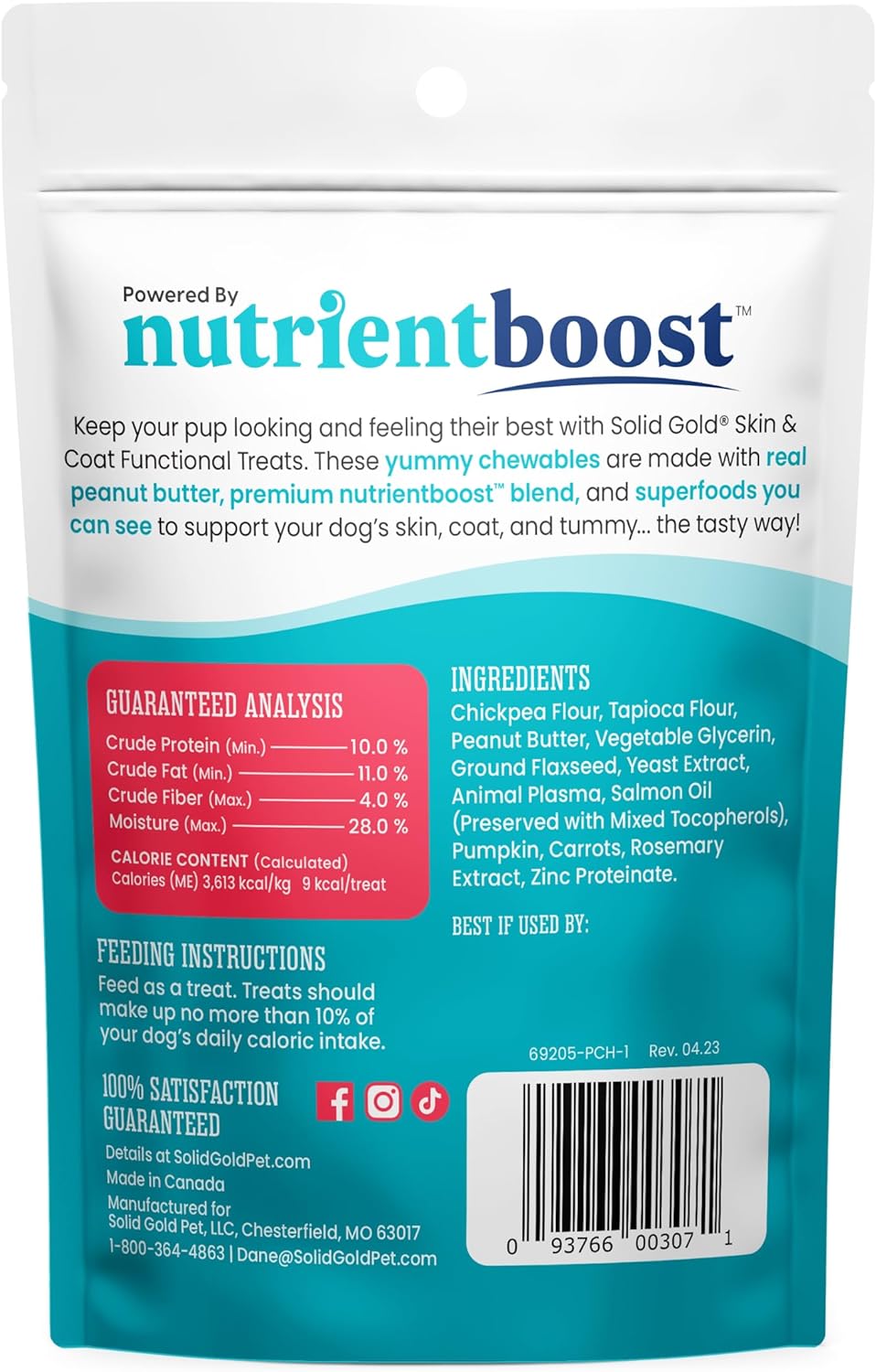 Nutrientboost™ Functional Skin & Coat Treats for Dogs