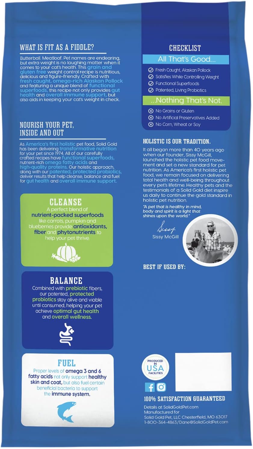 Fit as a Fiddle™ Alaskan Pollock Dry Food for Adult Cats