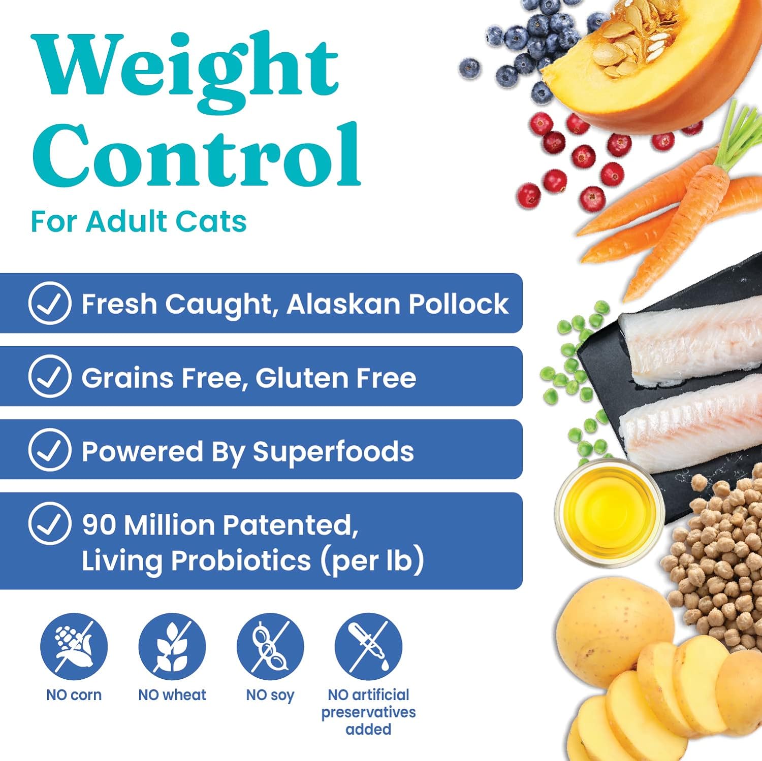 Fit as a Fiddle™ Alaskan Pollock Dry Food for Adult Cats