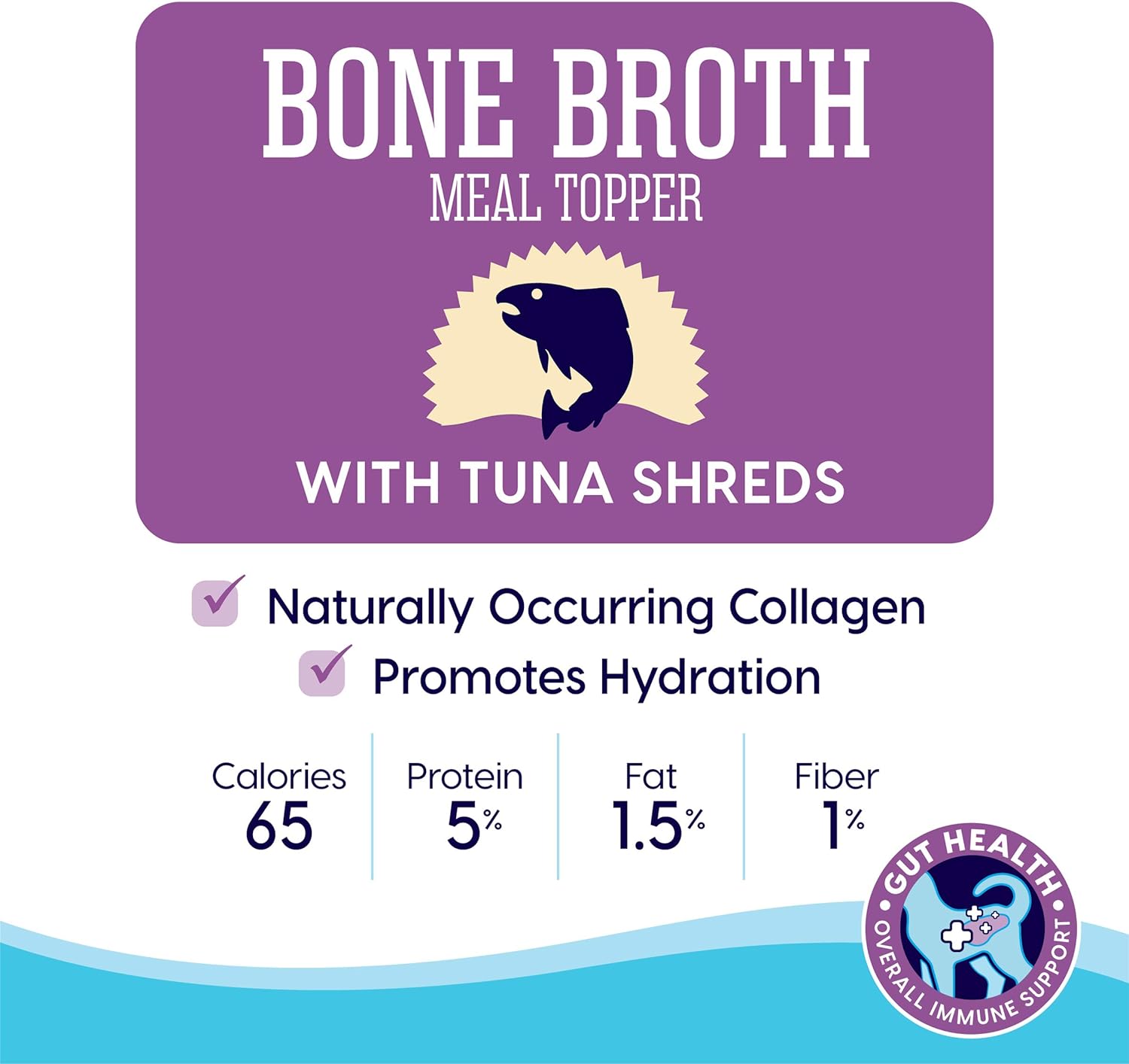 Bone Broth Tuna Meal Topper for Cats