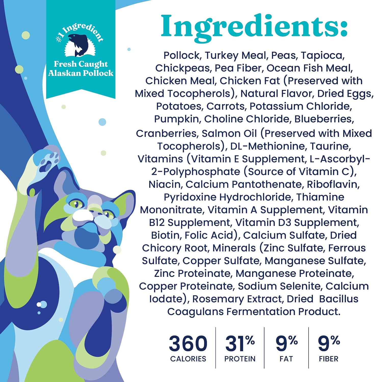 Fit as a Fiddle™ Alaskan Pollock Dry Food for Adult Cats
