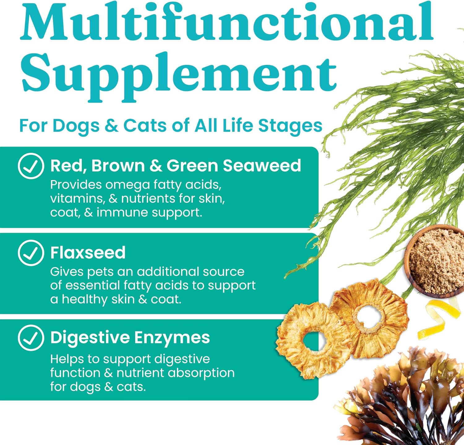 SeaMeal™ Daily Wellness Supplement Powder for Dogs & Cats