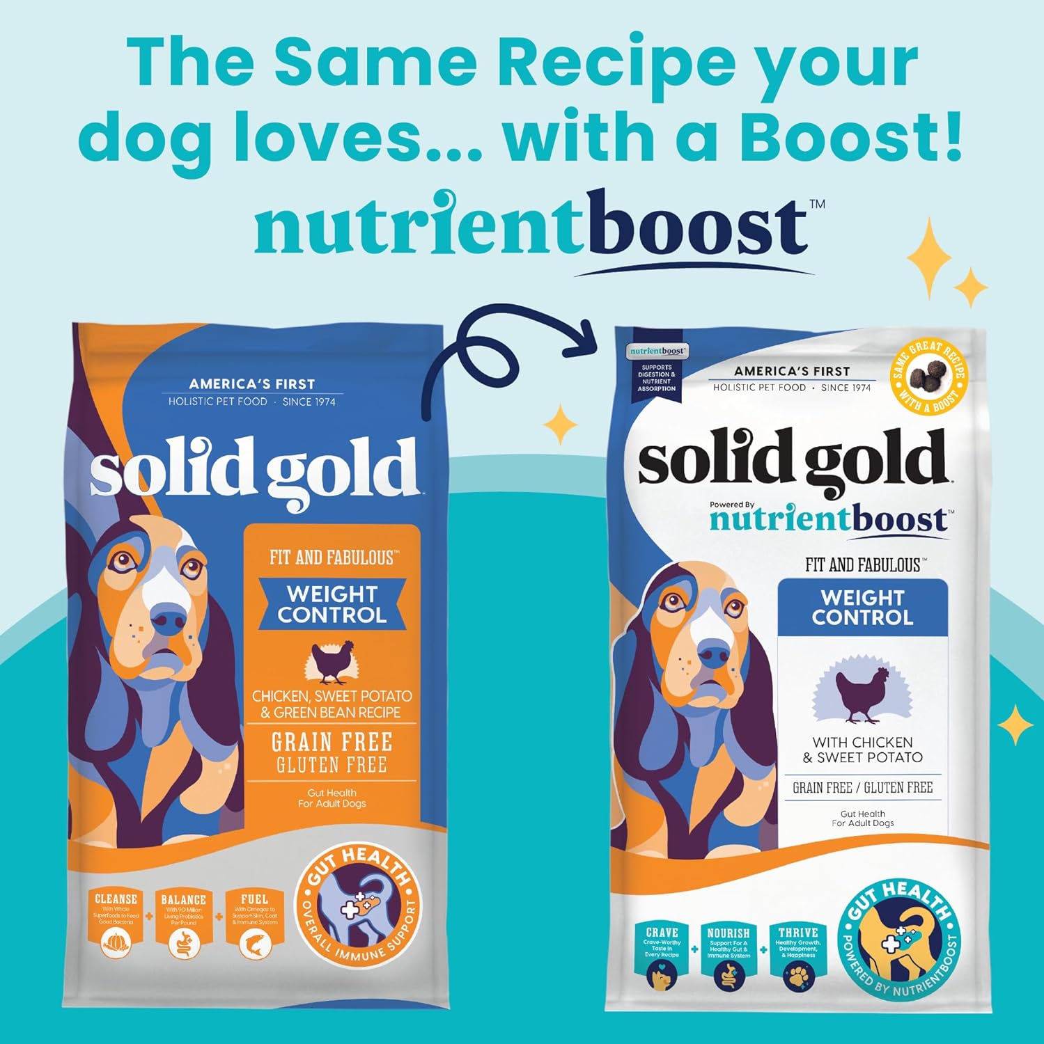 Nutrientboost™ Fit and Fabulous™ Chicken Dry Food for Adult Dogs