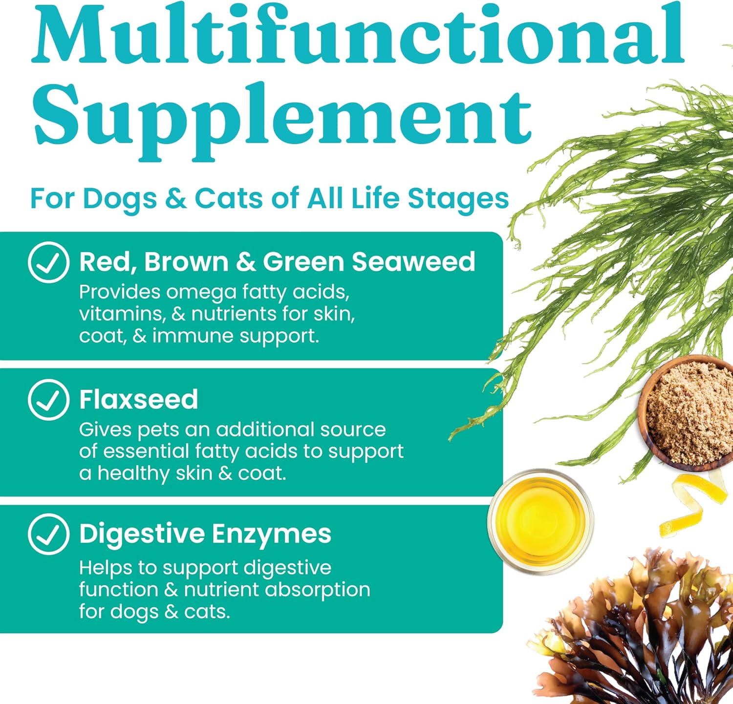 Nutrientboost™ SeaMeal™ Daily Wellness Supplement Chews for Dogs