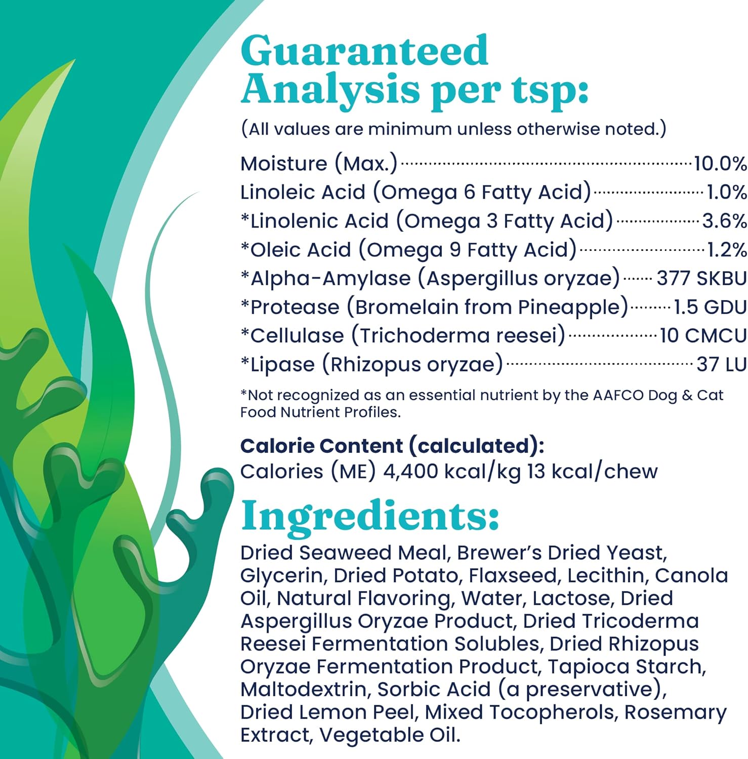 Nutrientboost™ SeaMeal™ Daily Wellness Supplement Chews for Dogs
