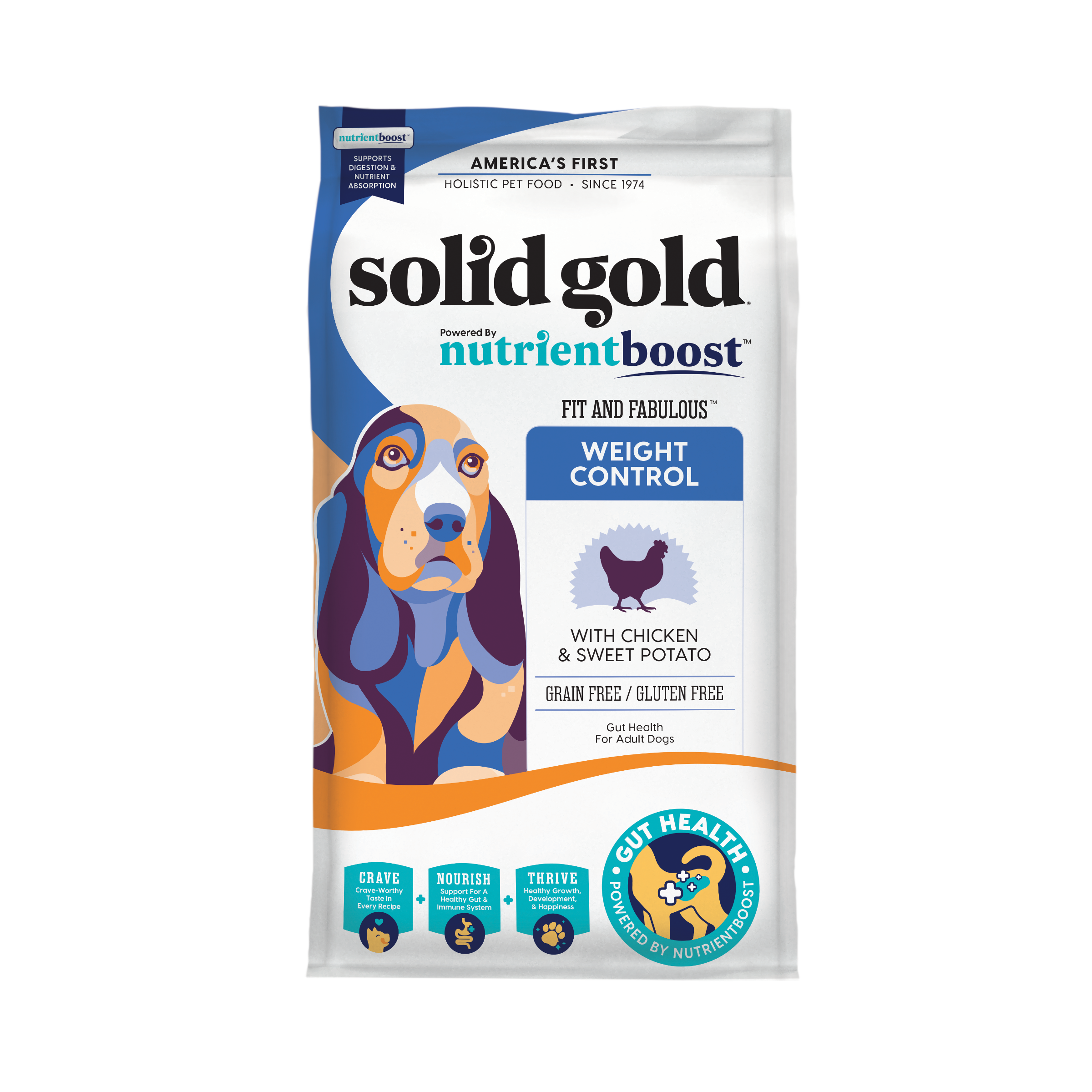 Nutrientboost™ Fit and Fabulous™ Chicken Dry Food for Adult Dogs