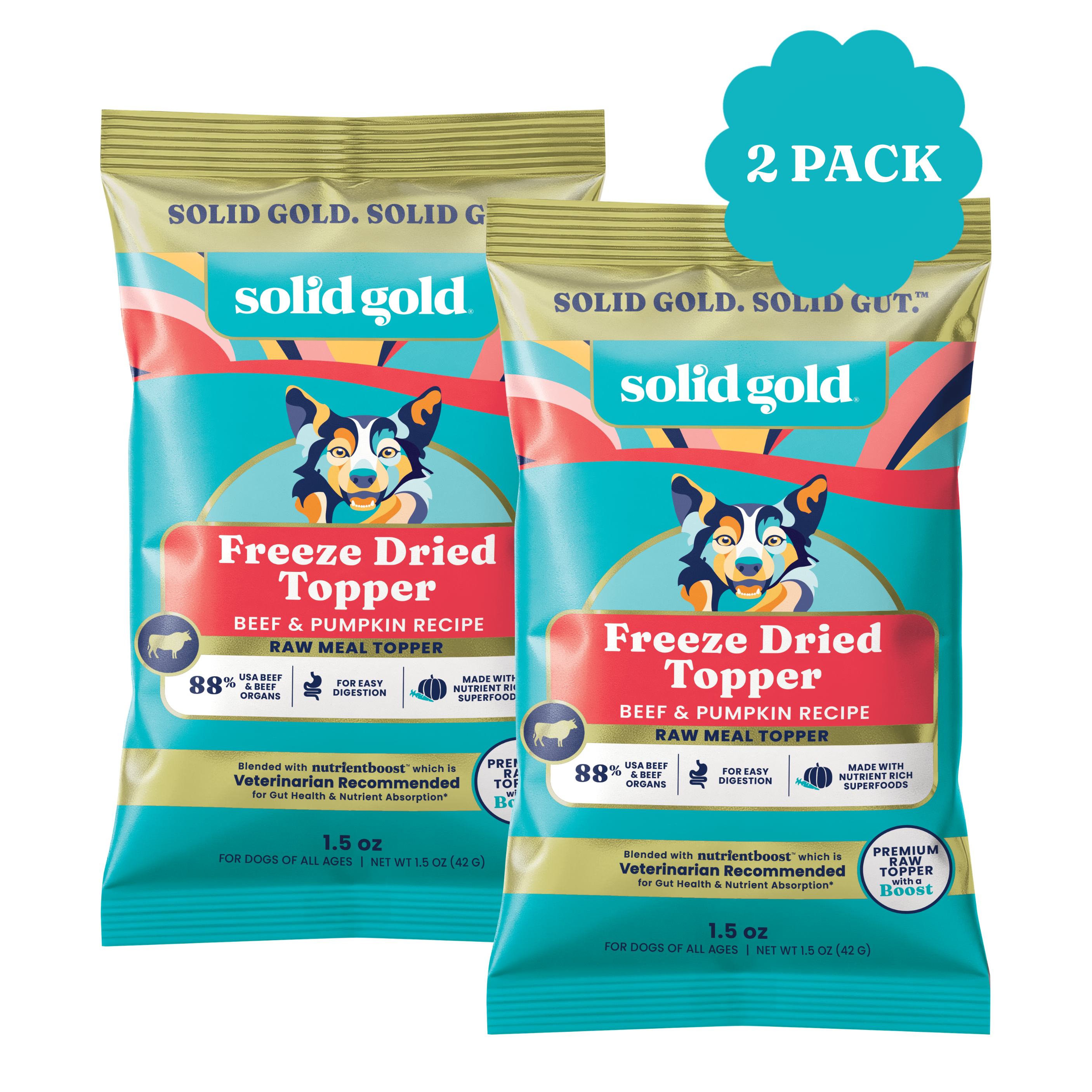 Nutrientboost™ Freeze Dried Raw Bacon Meal Topper for Dogs