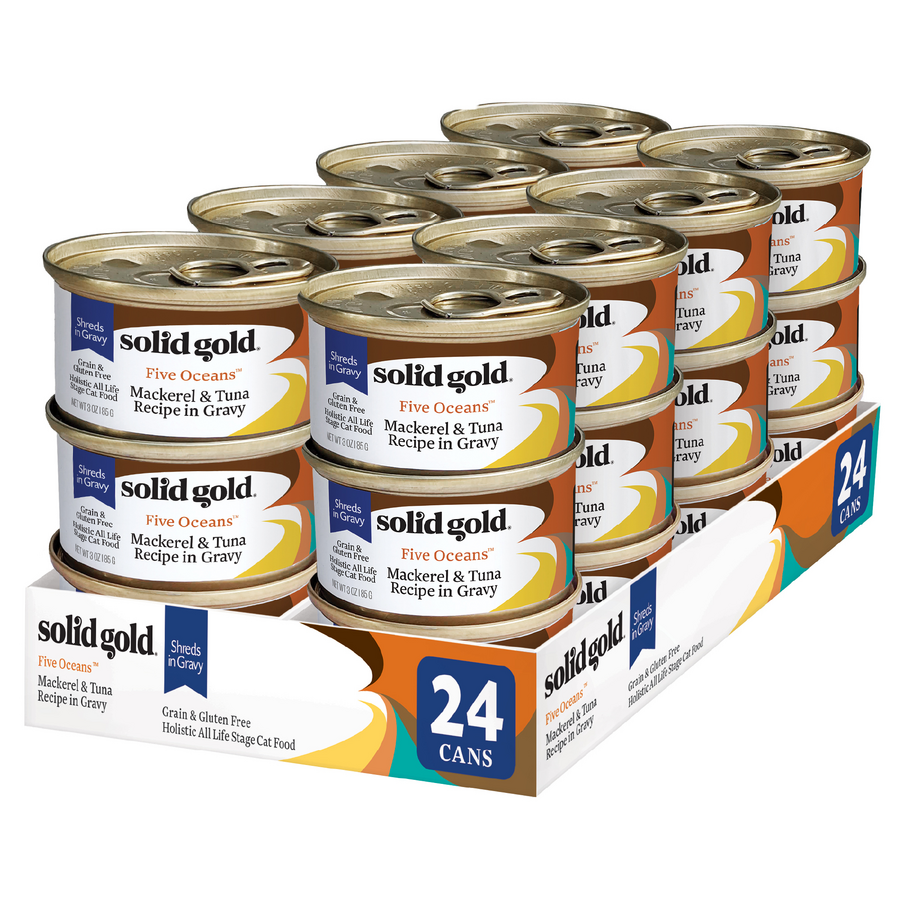 Five Oceans™ Mackerel & Tuna Wet Food for Cats