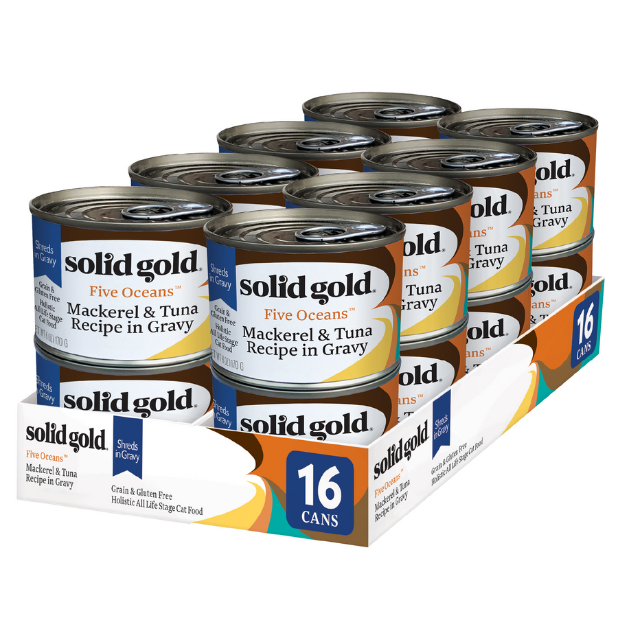 Five Oceans™ Mackerel & Tuna Wet Food for Cats