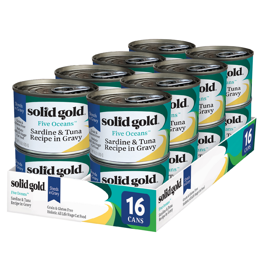 Five Oceans™ Sardine & Tuna Wet Food for Cats
