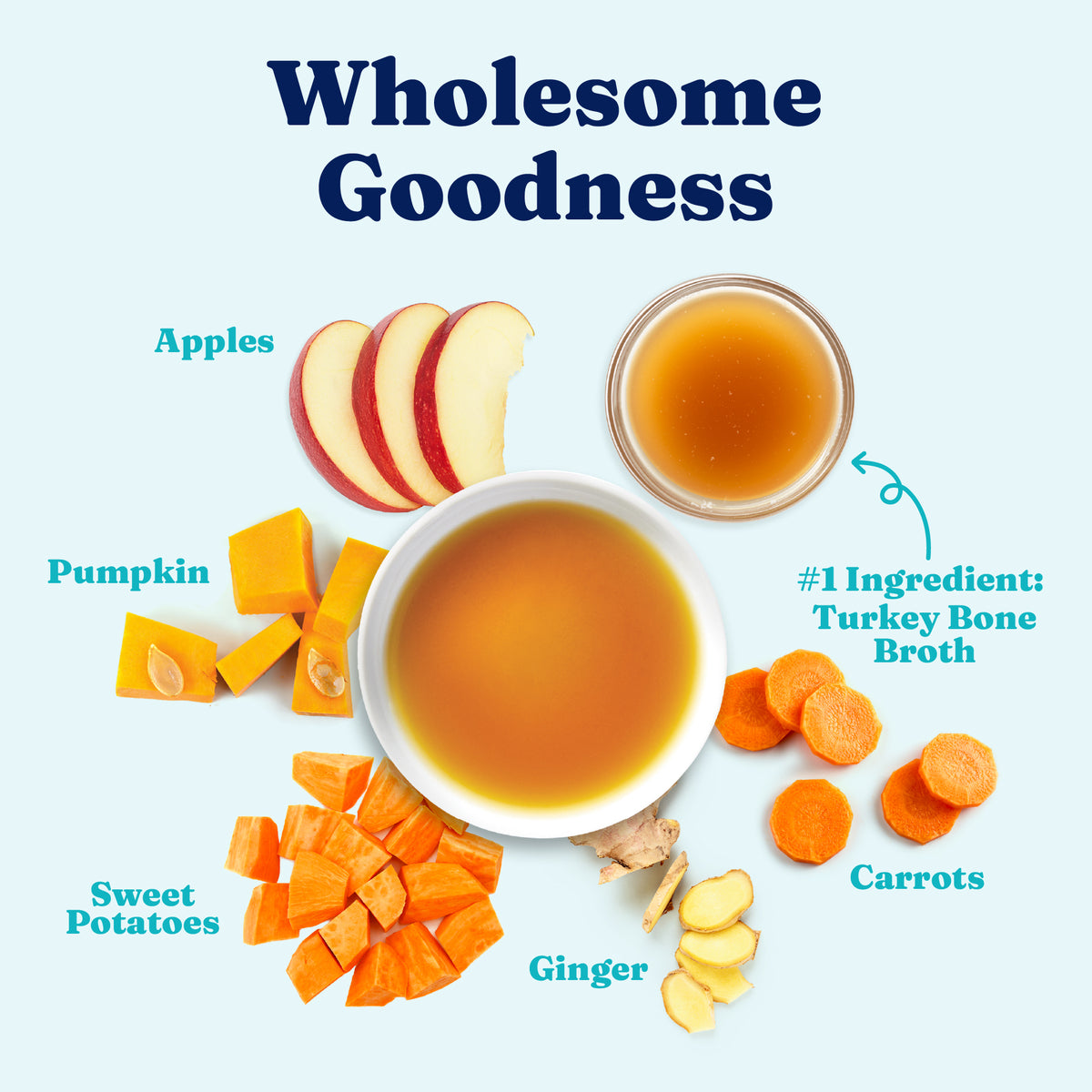 Bone Broth Turkey Topper for Dogs