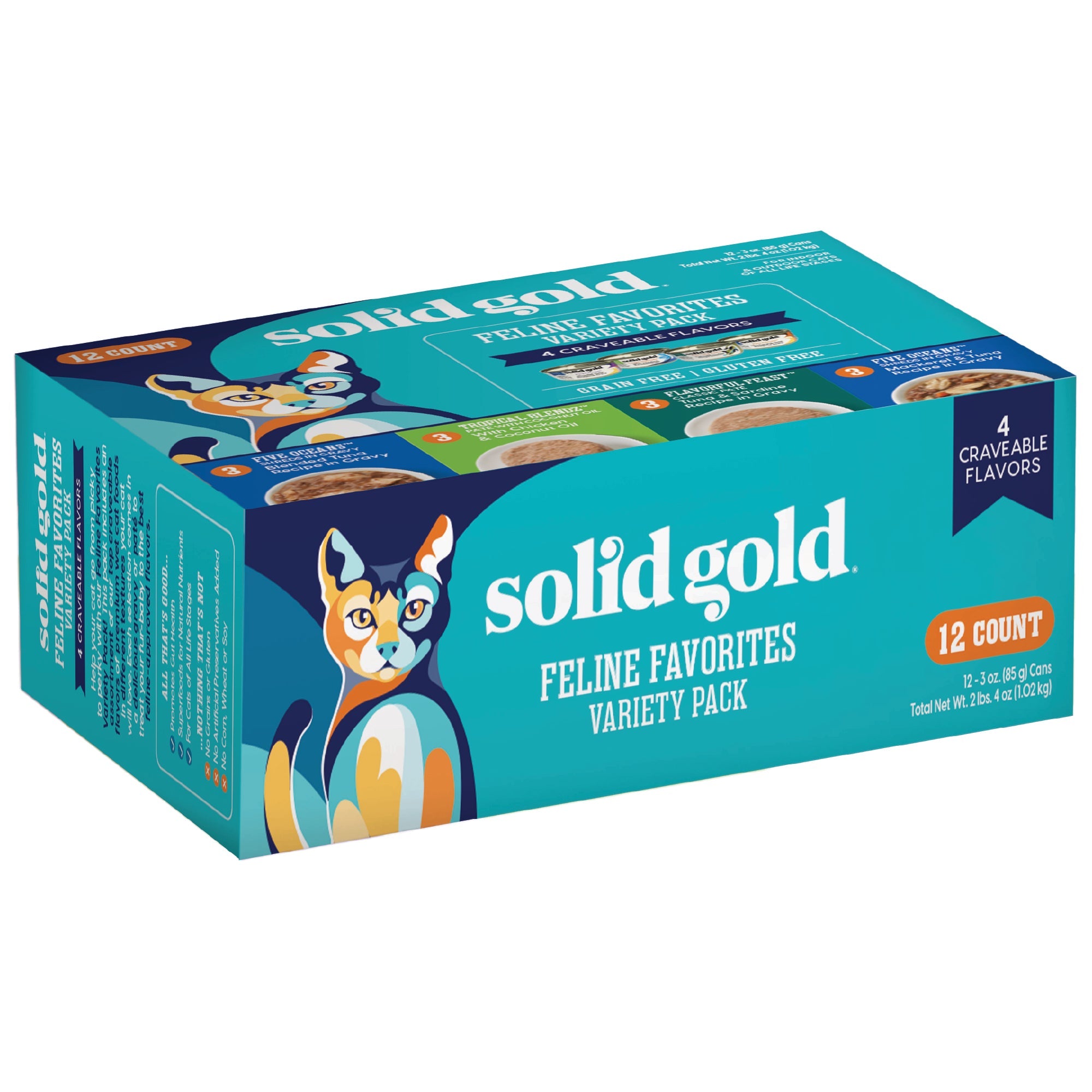 Feline Favorites Wet Food Variety 12 Pack for Cats