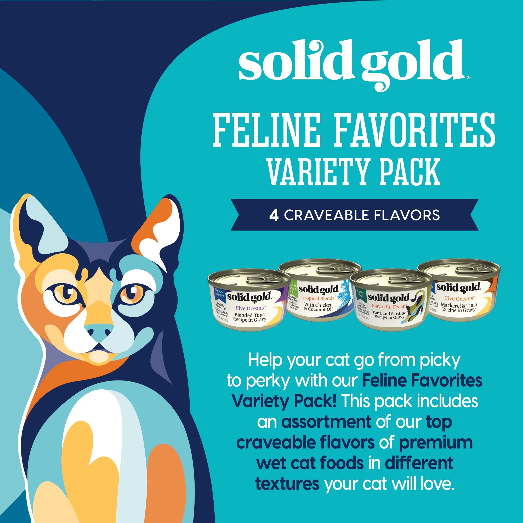 Feline Favorites Wet Food Variety 12 Pack for Cats