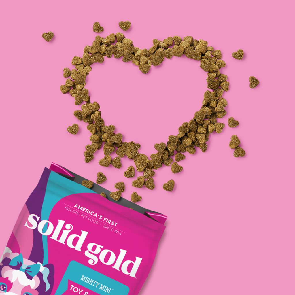 Heart-Shaped Kibbles That Say “I Love You”