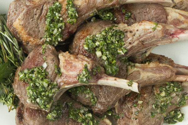 Roasted Rack of Lamb with Chimichurri: A Recipe Inspired by Solid Gold