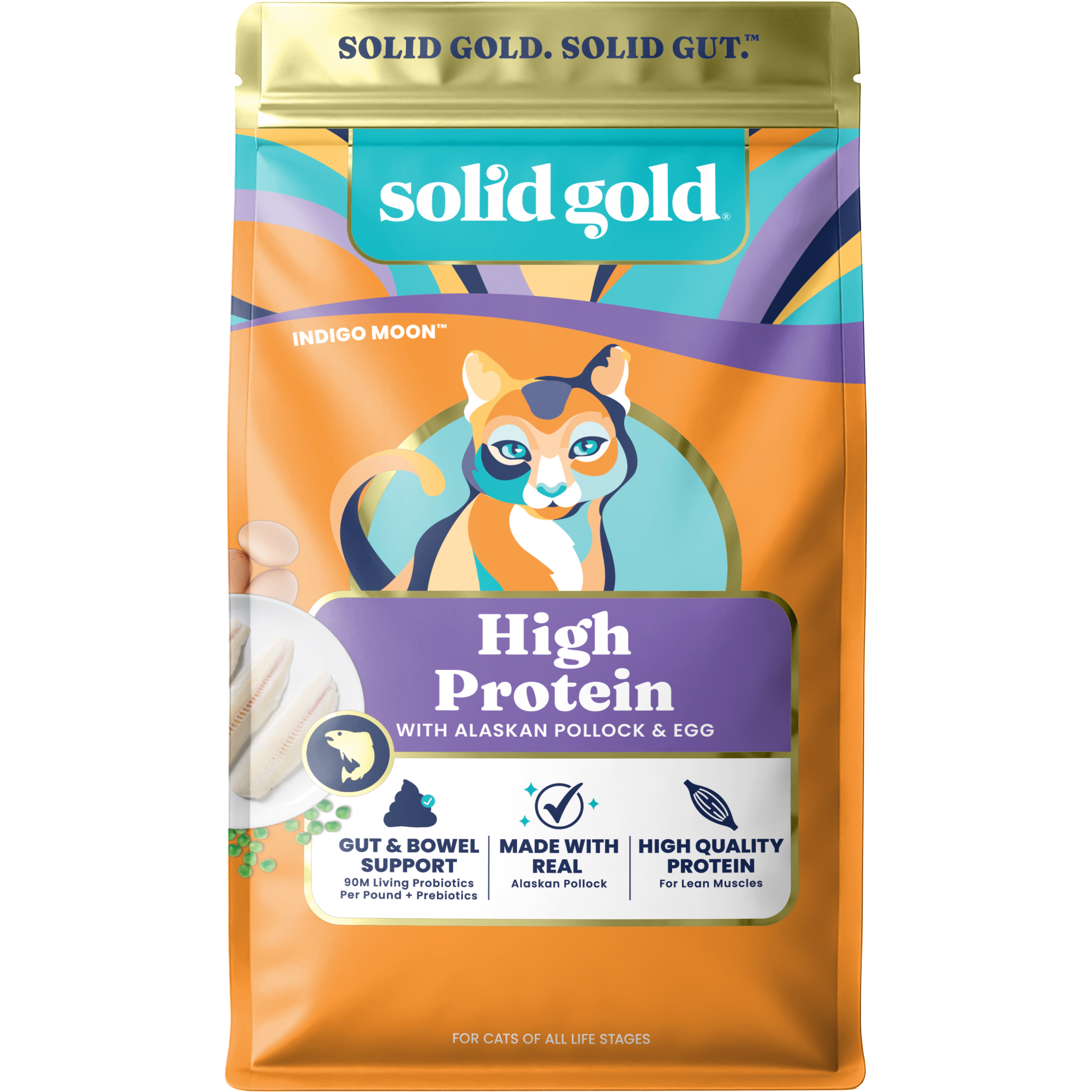Solid Gold Indigo Moon Alaskan Pollock Dry Cat Food