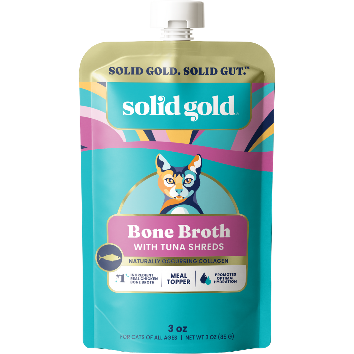 Bone Broth Tuna Meal Topper for Cats