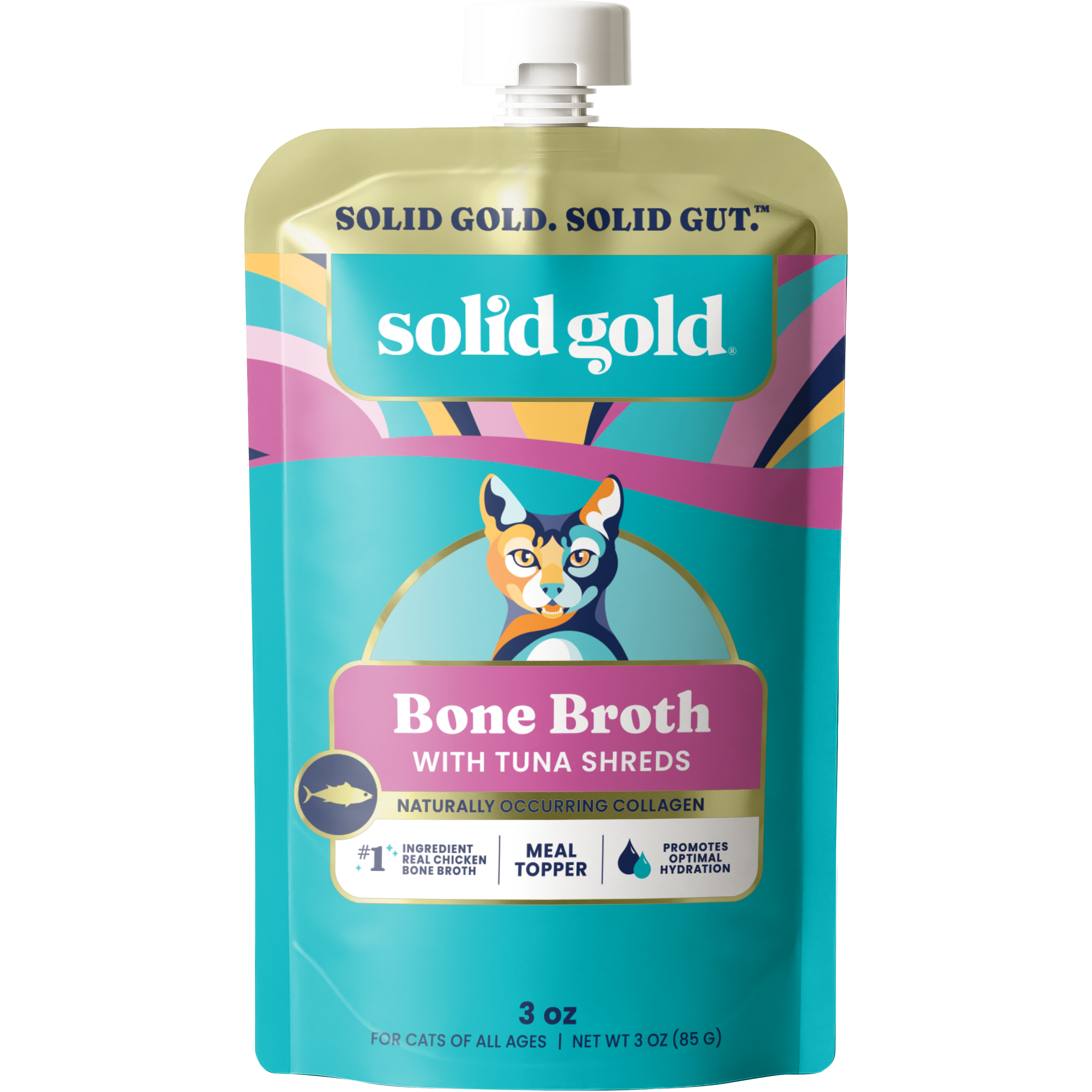 Bone Broth Tuna Meal Topper for Cats