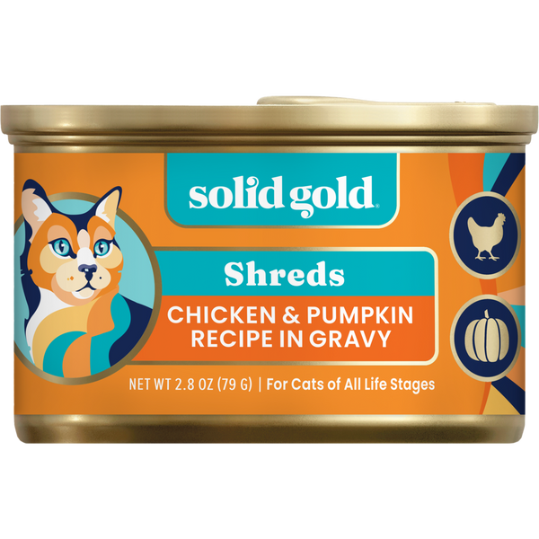 キャットフード DORAKIN Chicken & Pumpkin Shreds Wet Food for Cats | Solid Gold