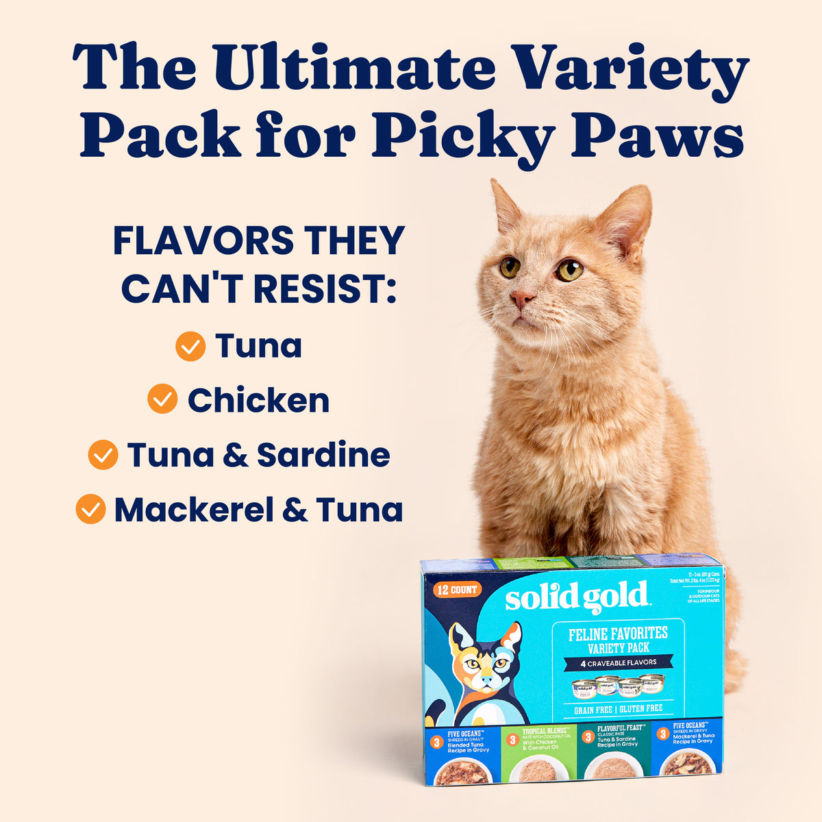 Feline Favorites Wet Food Variety Pack for Cats