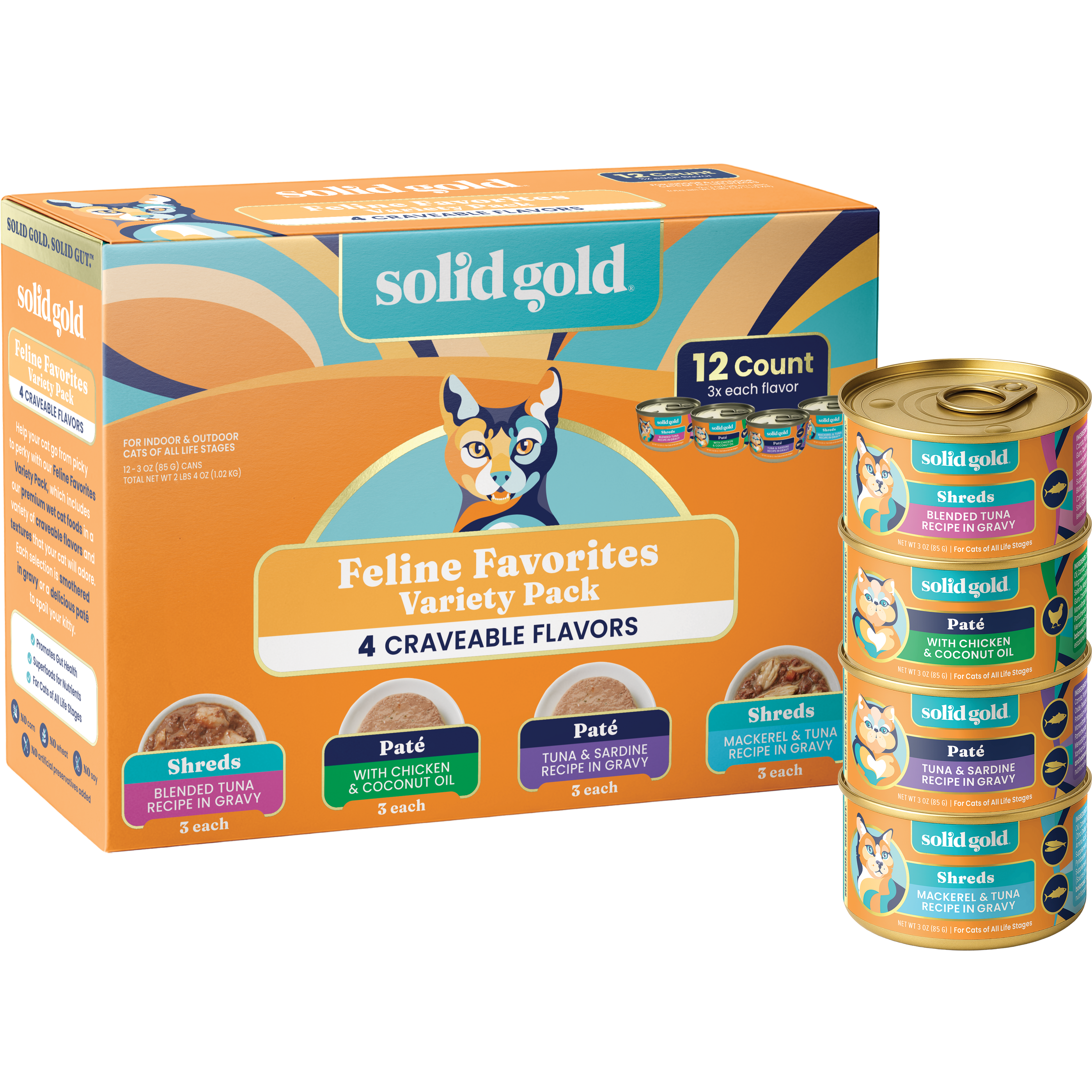 Feline Favorites Wet Food Variety Pack for Cats