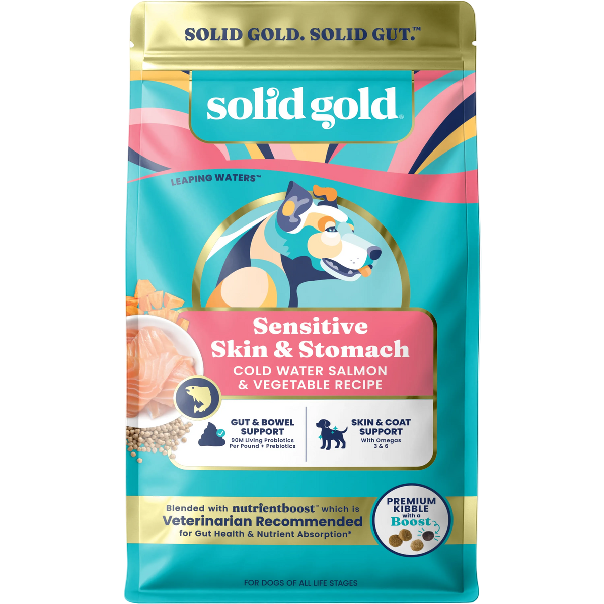Nutrientboost™ Leaping Waters™ Sensitive Stomach Dry Food for Dogs Nutrientboost™ Leaping Waters™ Sensitive Stomach Dry Food for Dogs