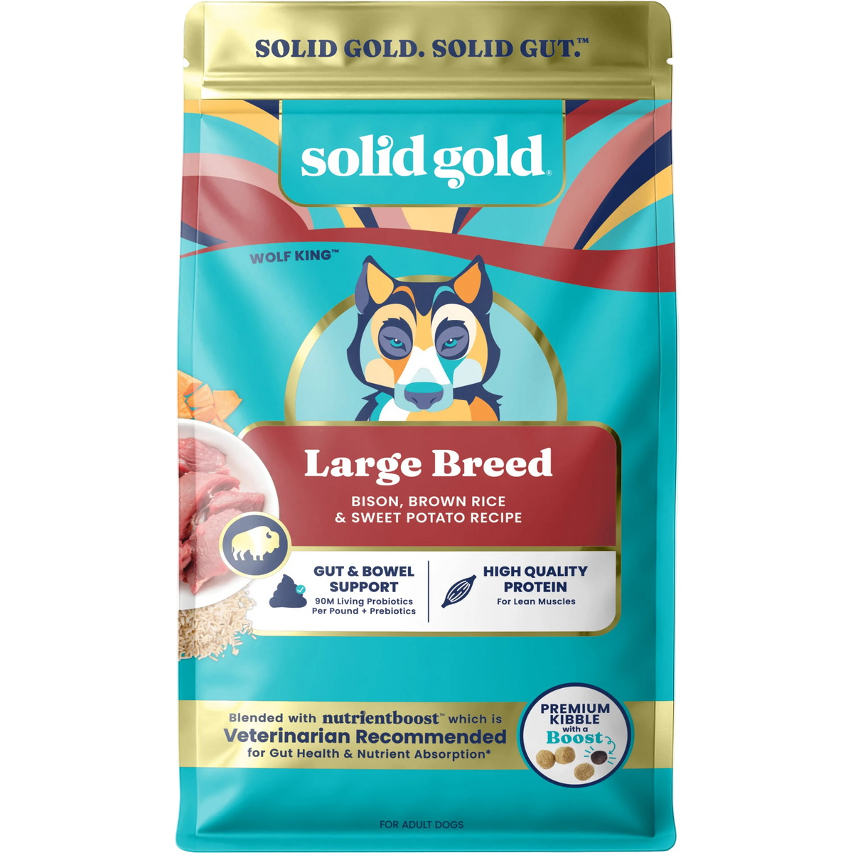 Nutrientboost™ Wolf King™ Dry Food for Large Breed Dogs