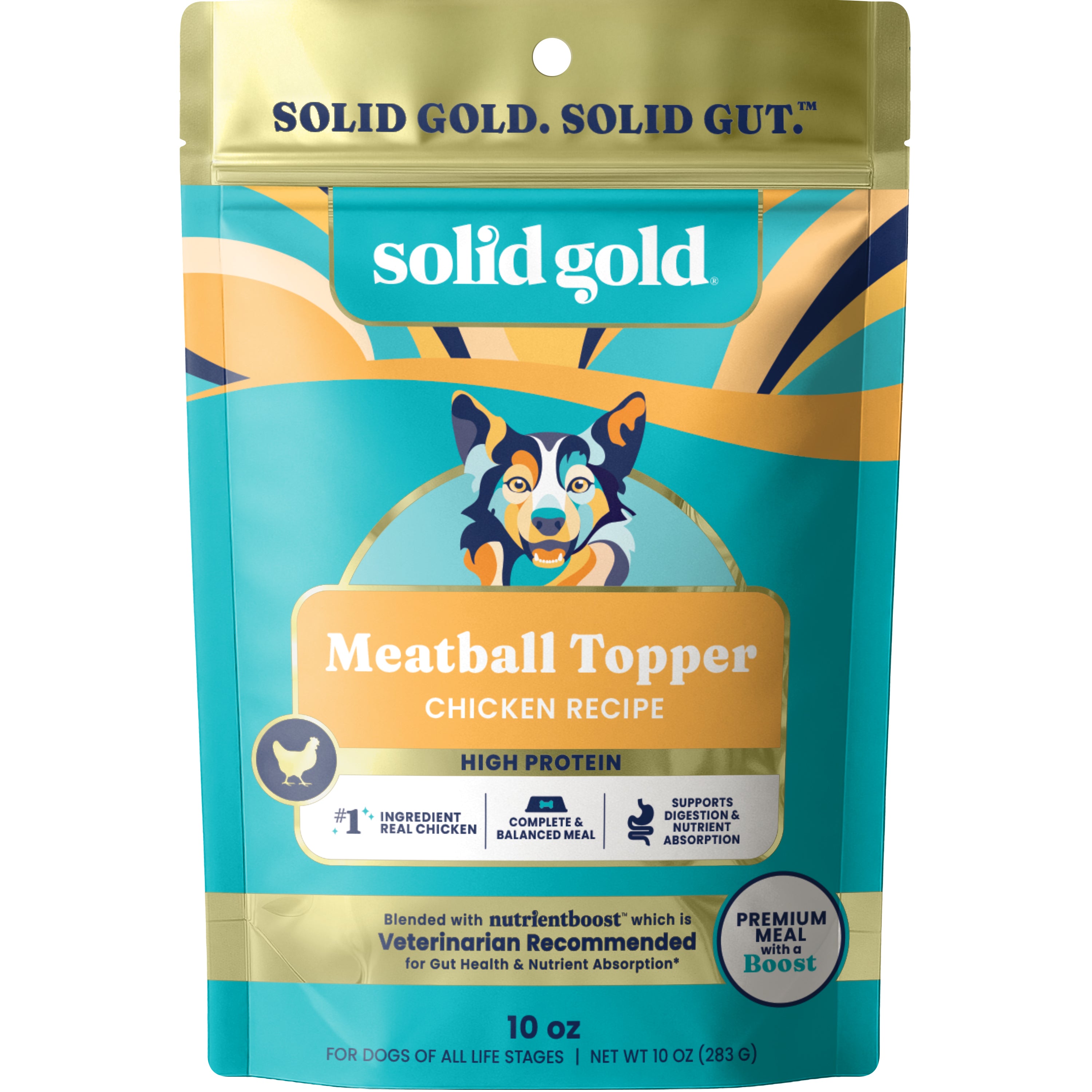 Solid Gold Nutrientboost Chicken Meatball Topper