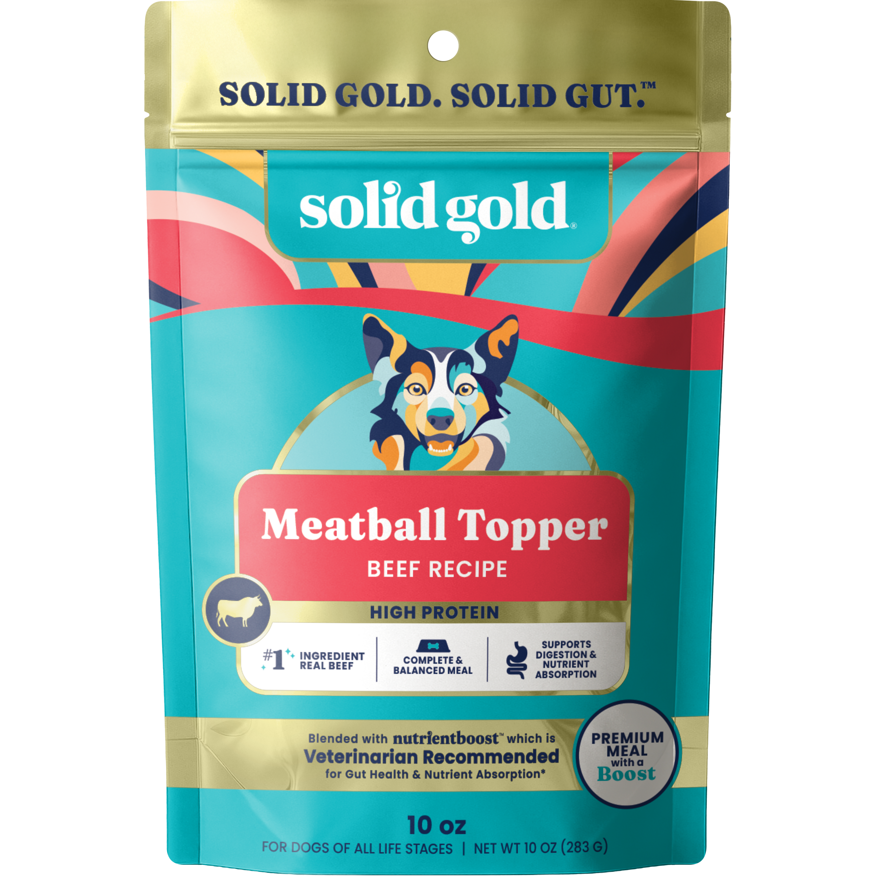 Solid Gold Beef Meatball Topper