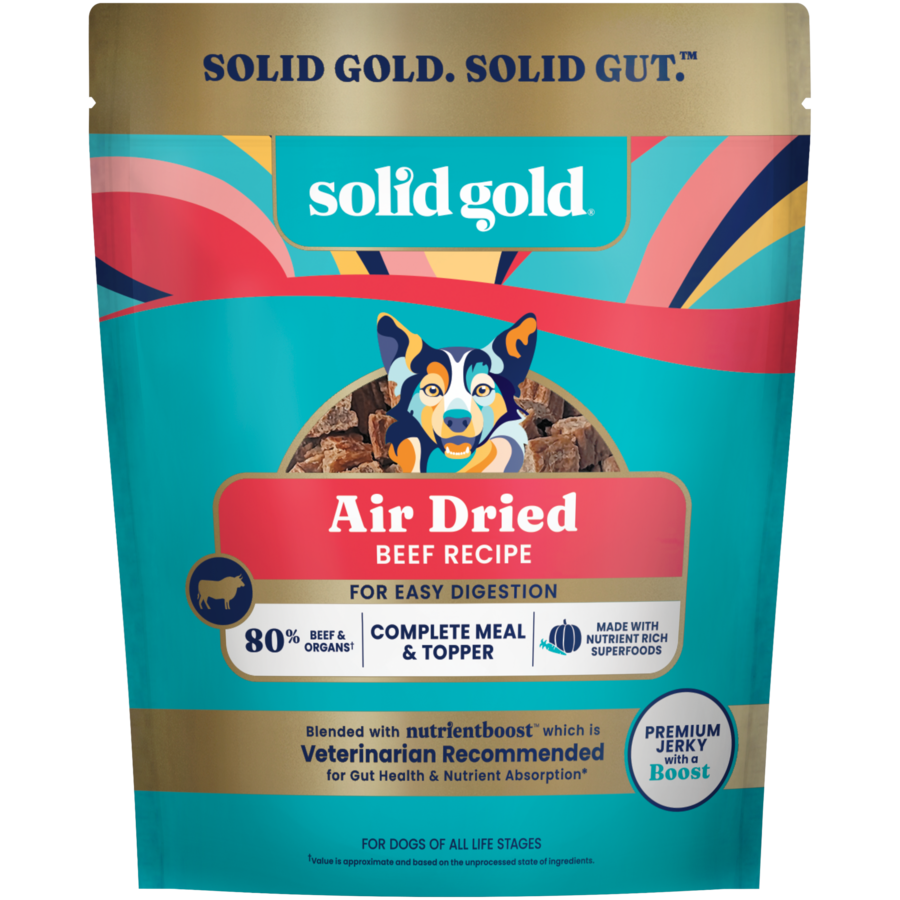 Solid Gold Nutrientboost Beef Air-Dried Topper or Meal