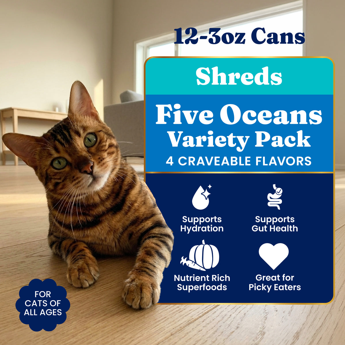 Five Oceans™ Wet Food Variety Pack for Cats