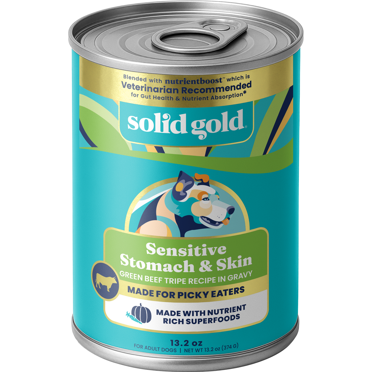 Nutrientboost™ Green Cow™ Sensitive Stomach Wet Food for Adult Dogs