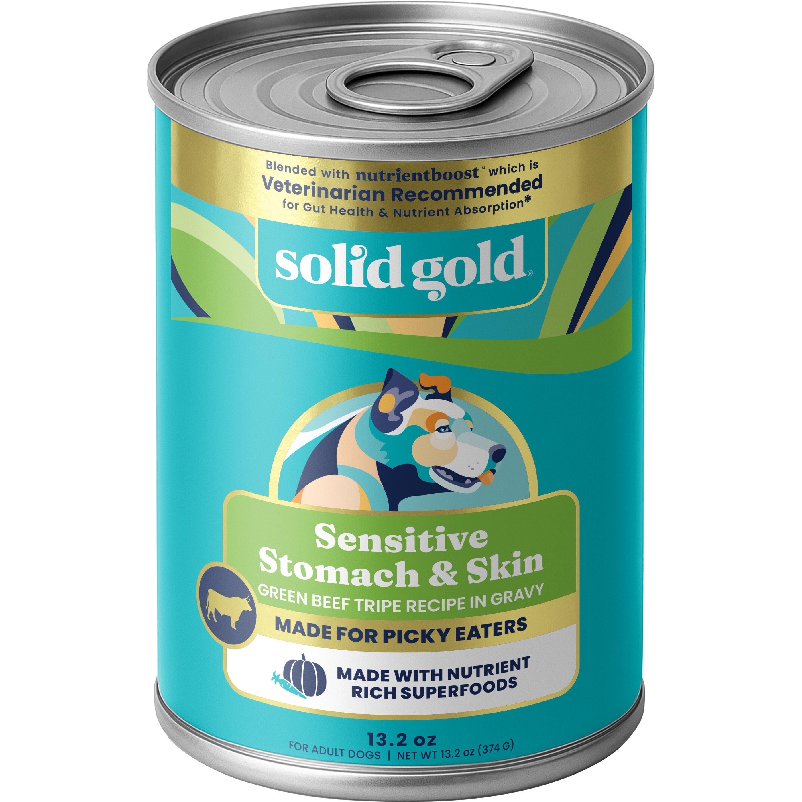Nutrientboost™ Green Cow™ Sensitive Stomach Wet Food for Adult Dogs