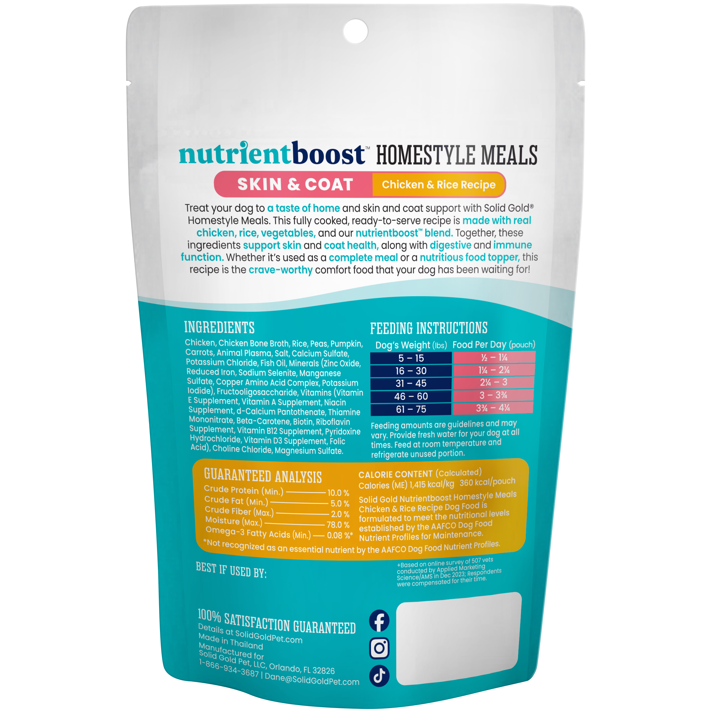 Nutrientboost™ Homestyle Meal or Topper Beef Wet Food for Dogs