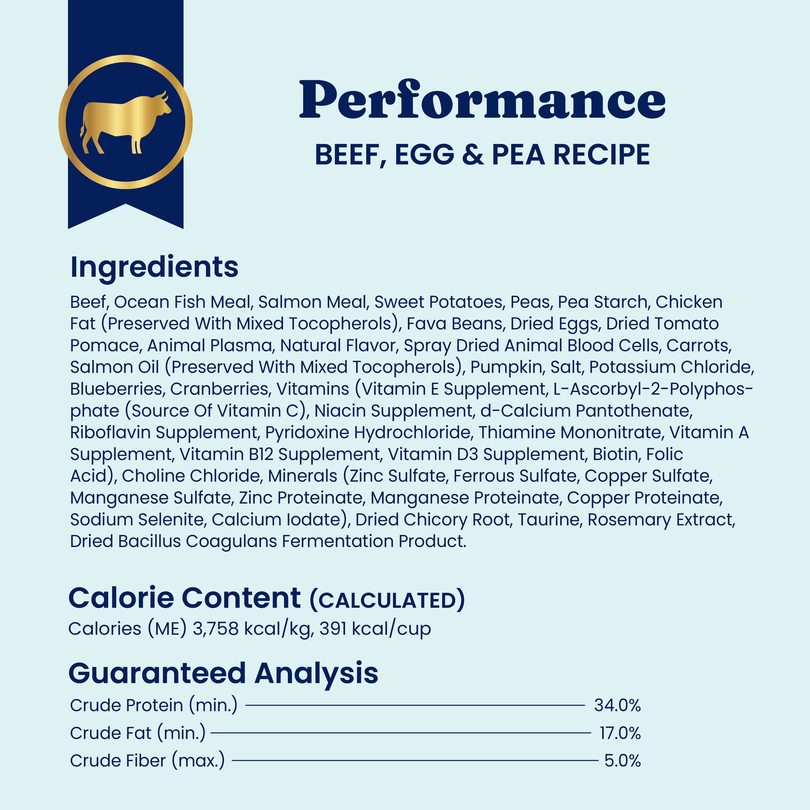 Nutrientboost™ Barking at the Moon™ Performance Beef Dry Dog Food