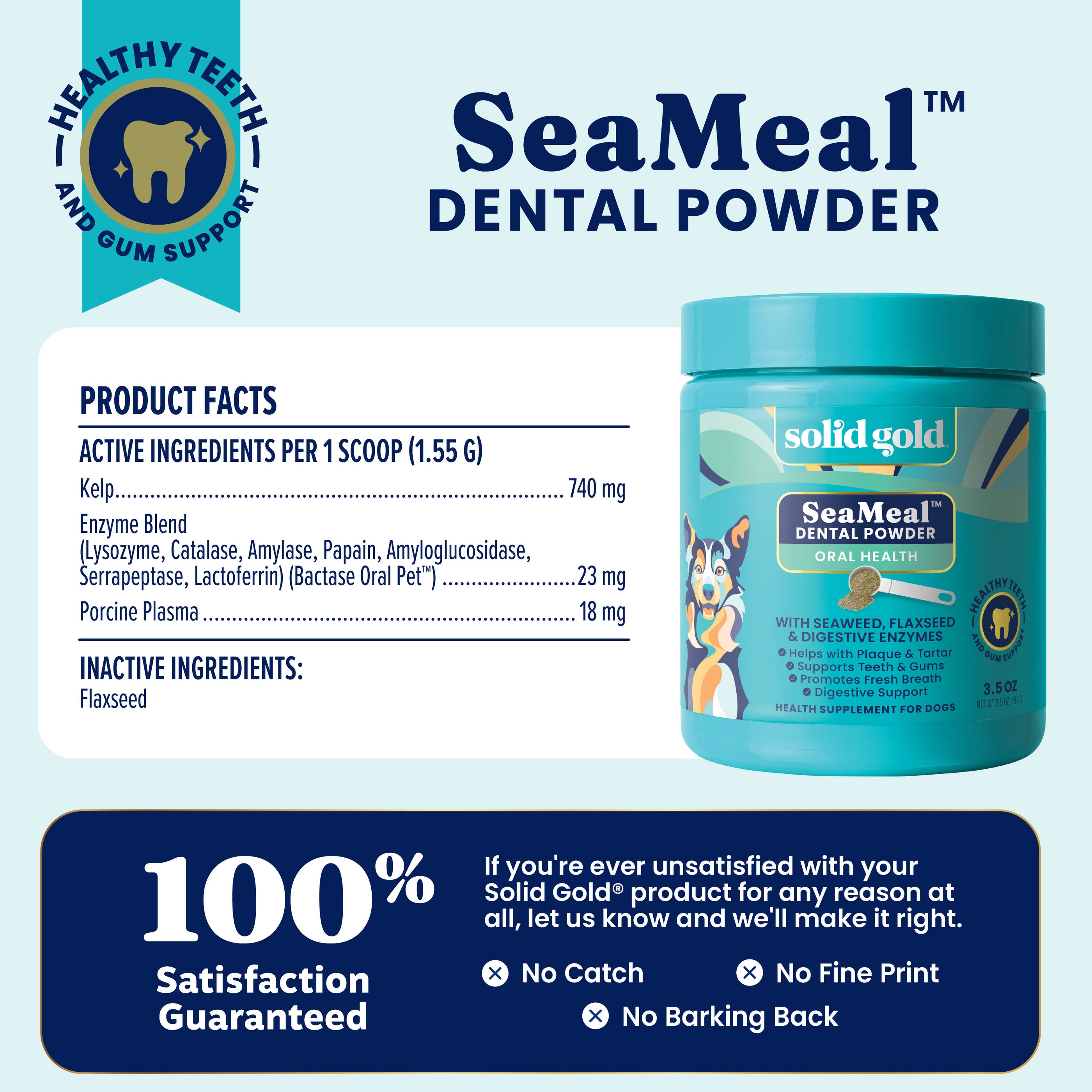 SeaMeal Dental Powder for Dogs