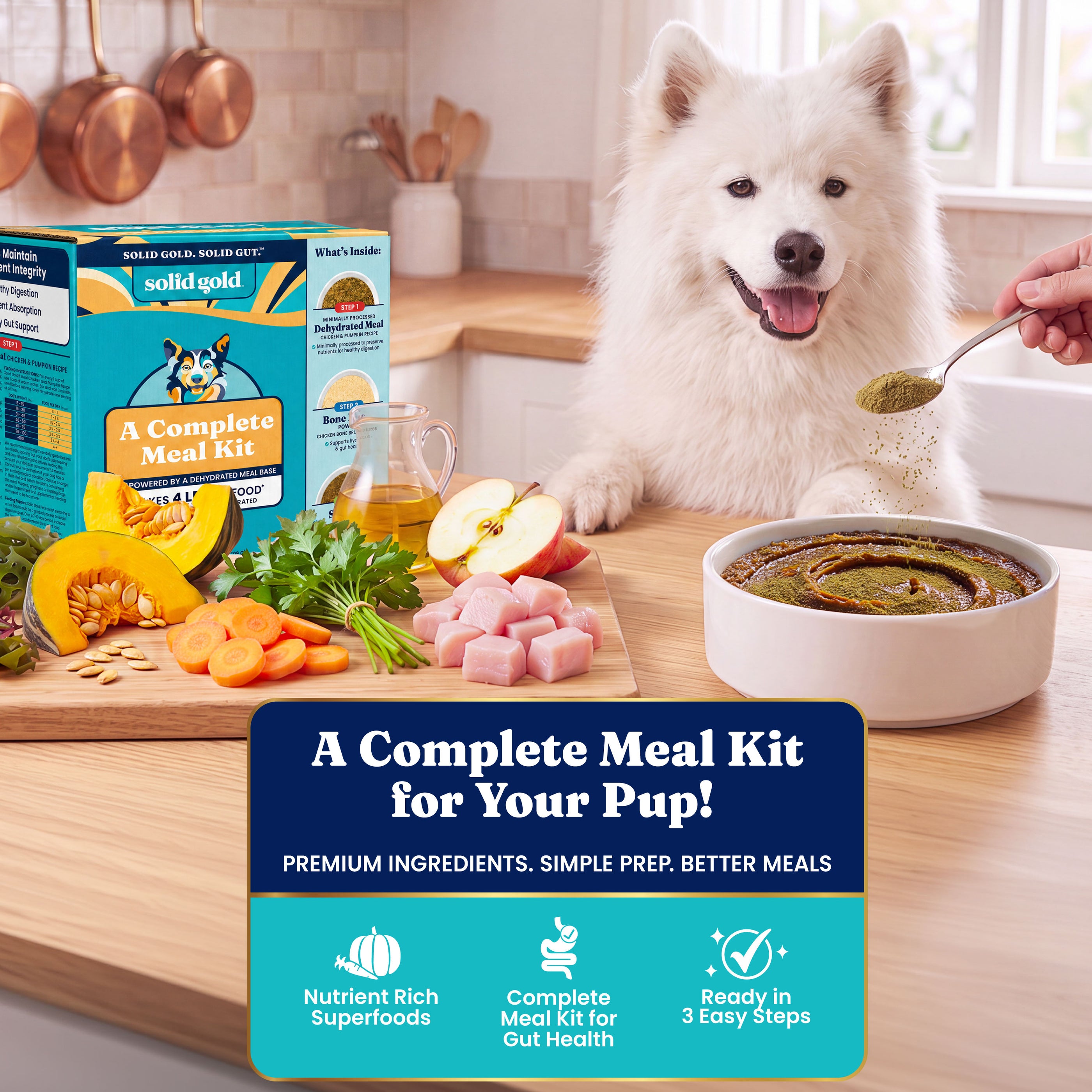 Dehydrated Complete Meal Kit for Dogs