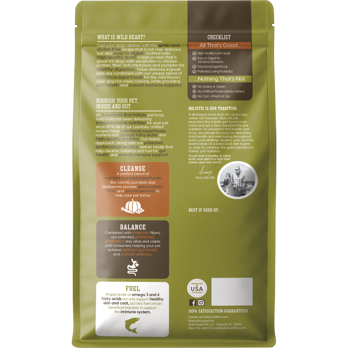 Wild Heart™ Sensitive Stomach Dry Food for Adult Dogs
