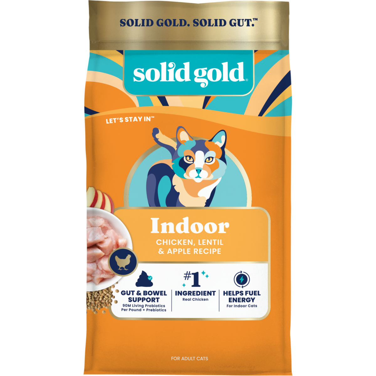 Solid Gold Let's Stay In Chicken Dry Food For Indoor Cats