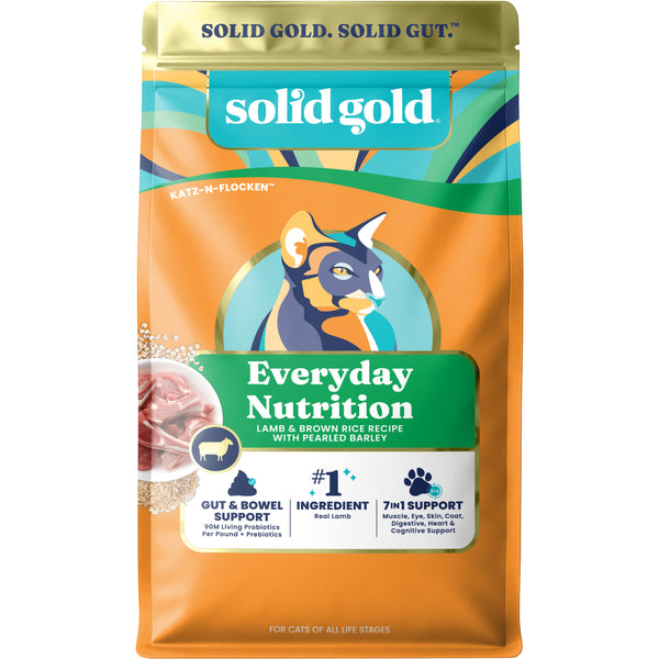 Katz-N-Flocken™ Lamb & Brown Rice Dry Food for All Cats | Dry Cat