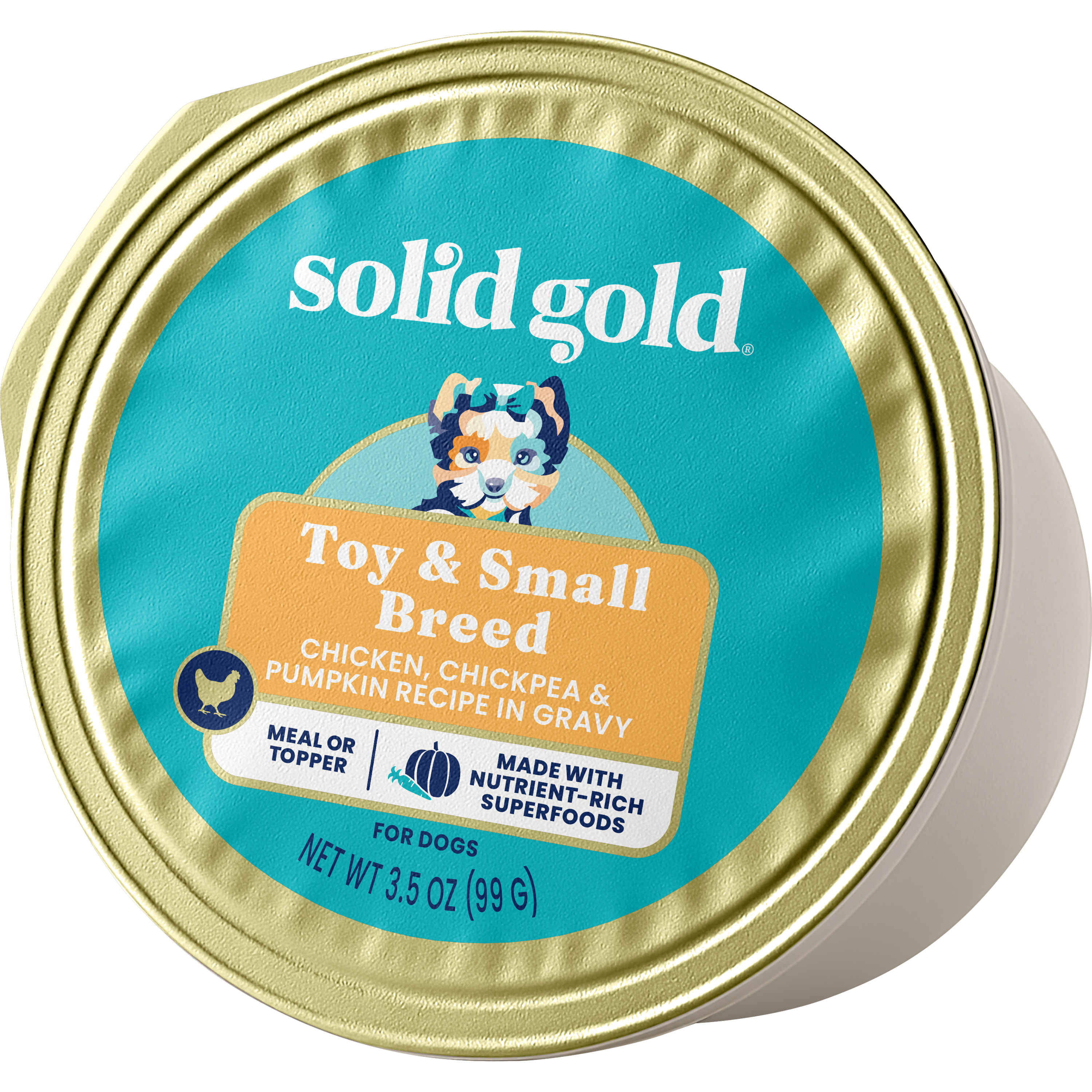 Solid Gold Mighty Mini Chicken Wet Food for Toy & Small Dogs