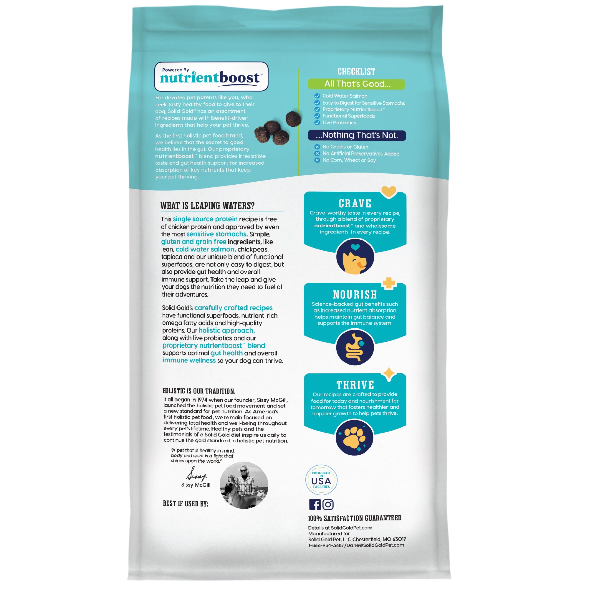 Nutrientboost Leaping Waters™ Salmon Dry Dog Food
