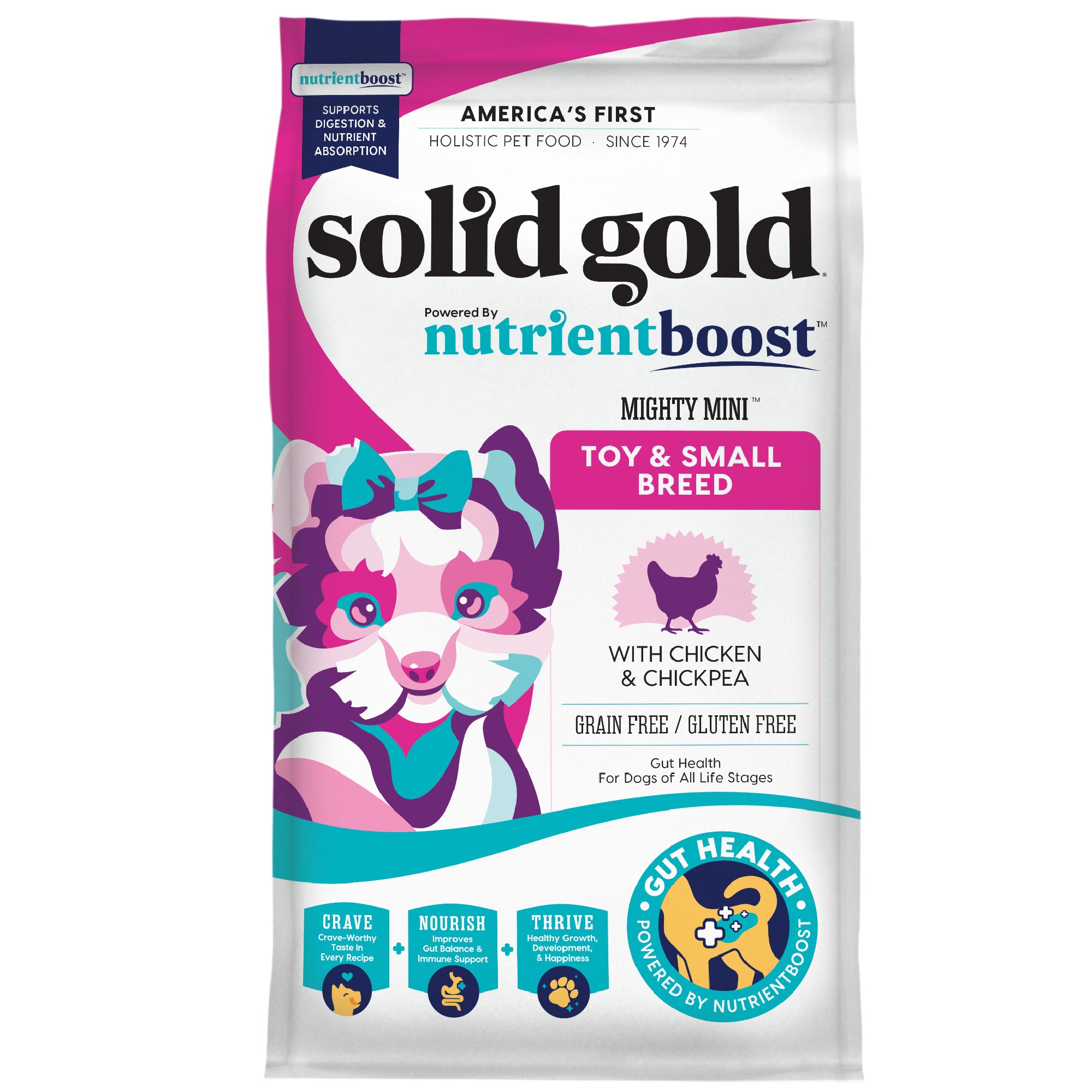 ドッグフード MYMK Nutrientboost™ Mighty Mini™ Chicken Dry Food for Toy & Small Dogs